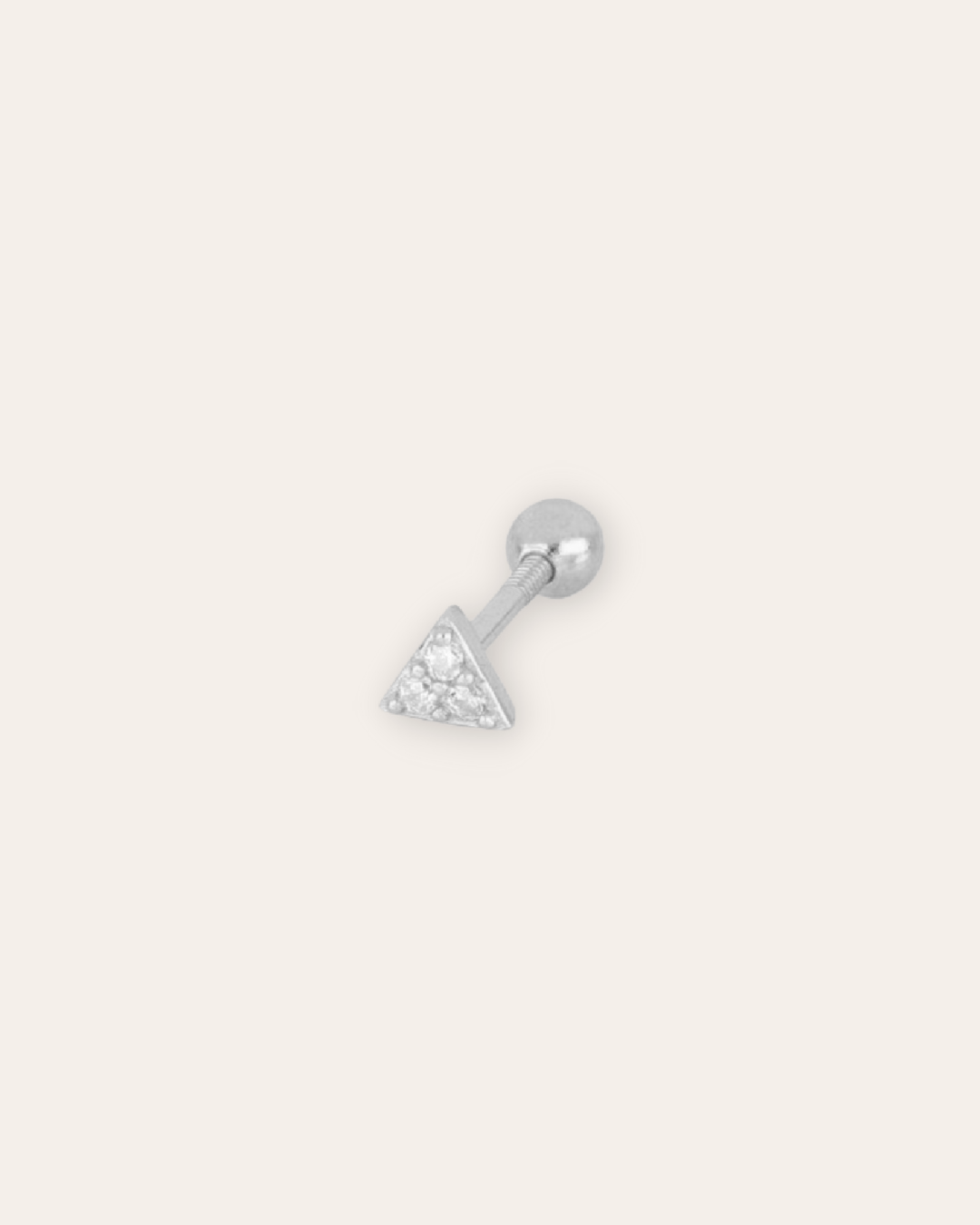 PENDIENTESheylovePiercing mini traingle cz | heylove