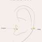 PENDIENTESheylovePiercing mini traingle cz | heylove