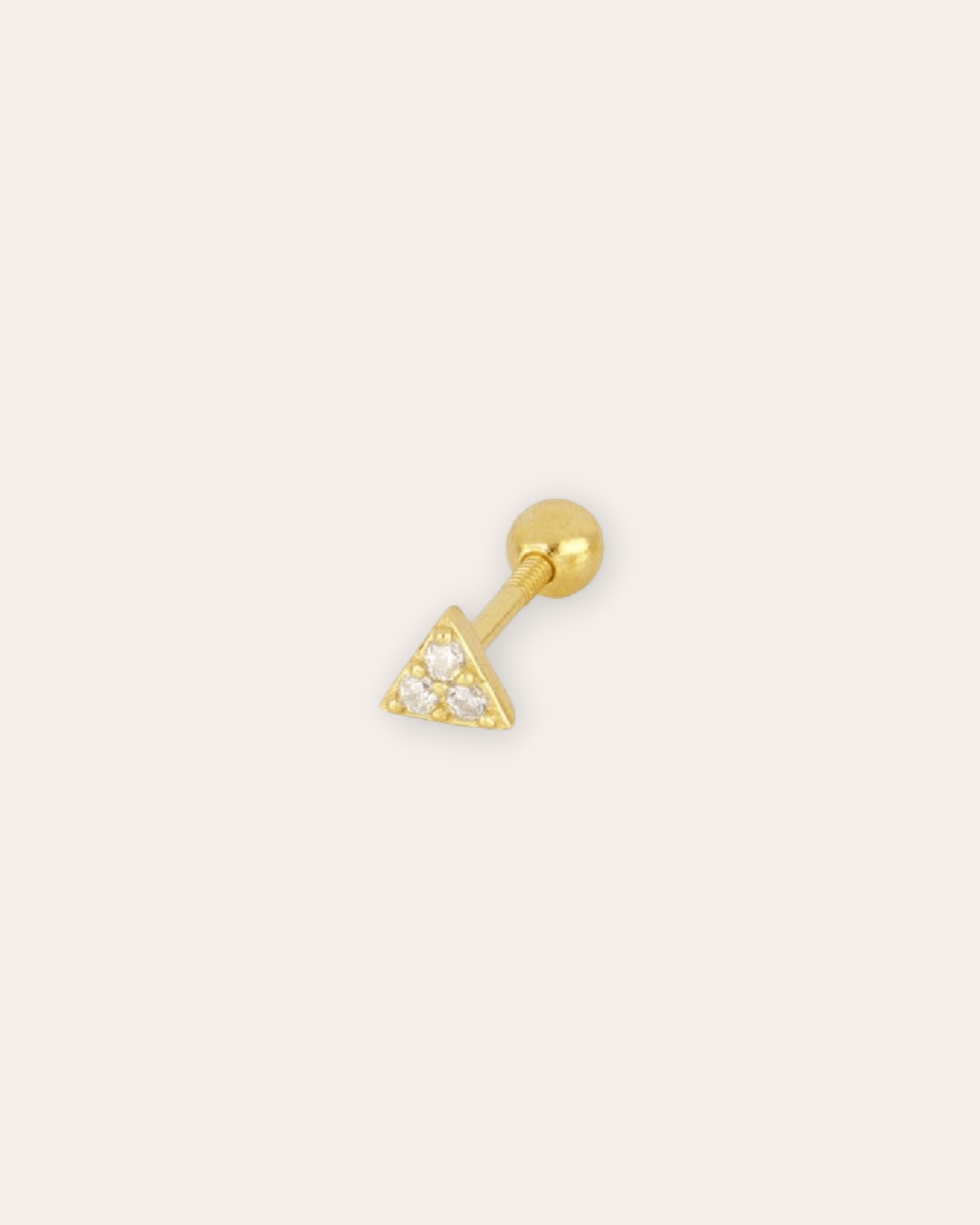 PENDIENTESheylovePiercing mini traingle cz | heylove