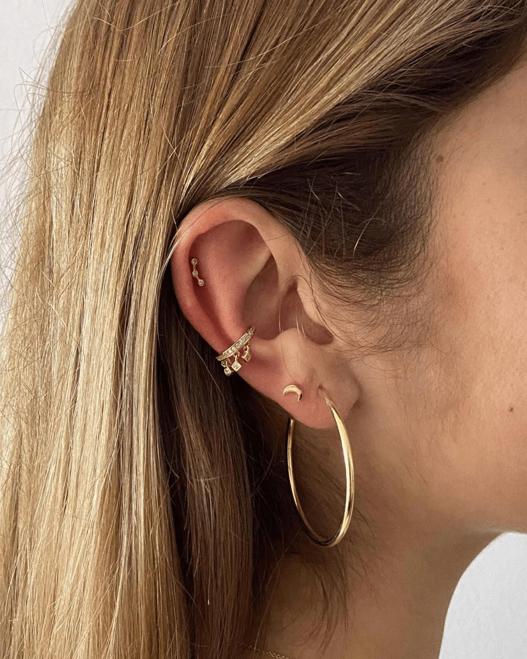 PENDIENTESheylovePiercing moon | heylove