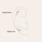 PENDIENTESheylovePiercing branch oro | heylove