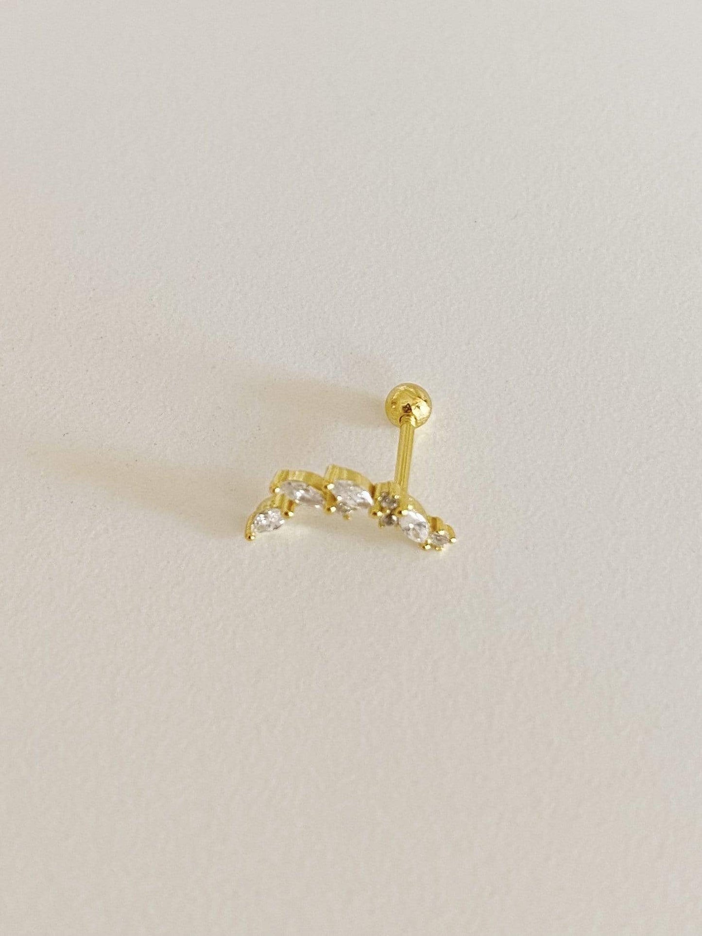 PENDIENTESheylovePiercing branch oro | heylove