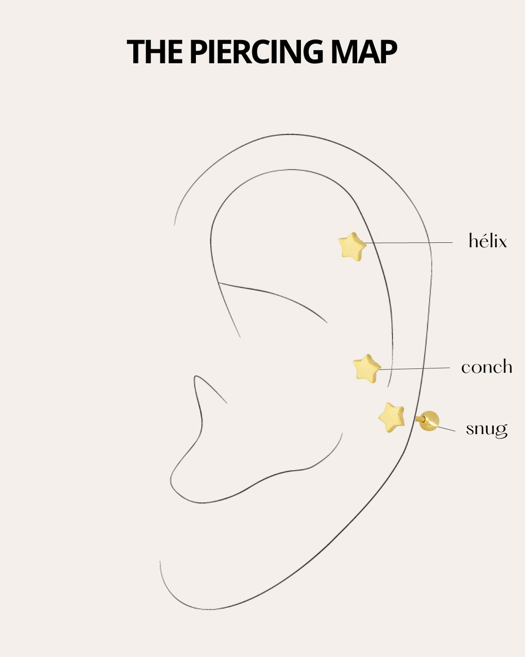 PENDIENTESheylovePiercing star | heylove