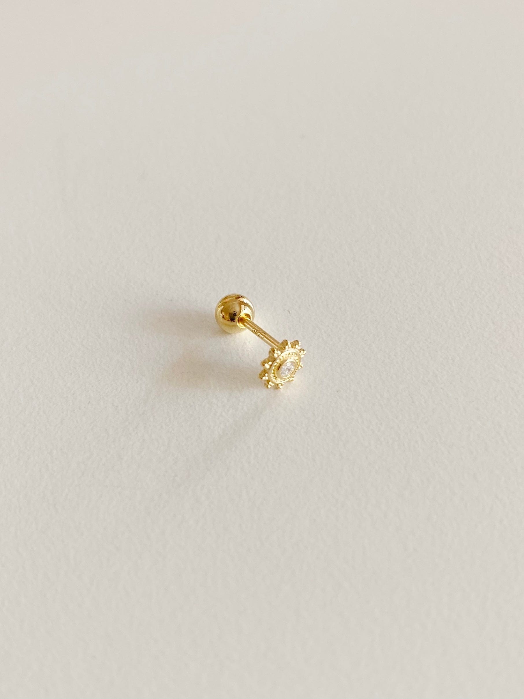PENDIENTESheylovePiercing sun cz | heylove