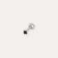PENDIENTESheylovePiercing tiny square negro | heylove