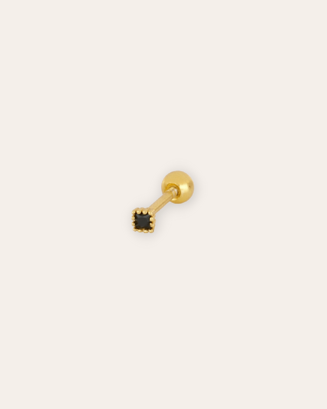 PENDIENTESheylovePiercing tiny square negro | heylove