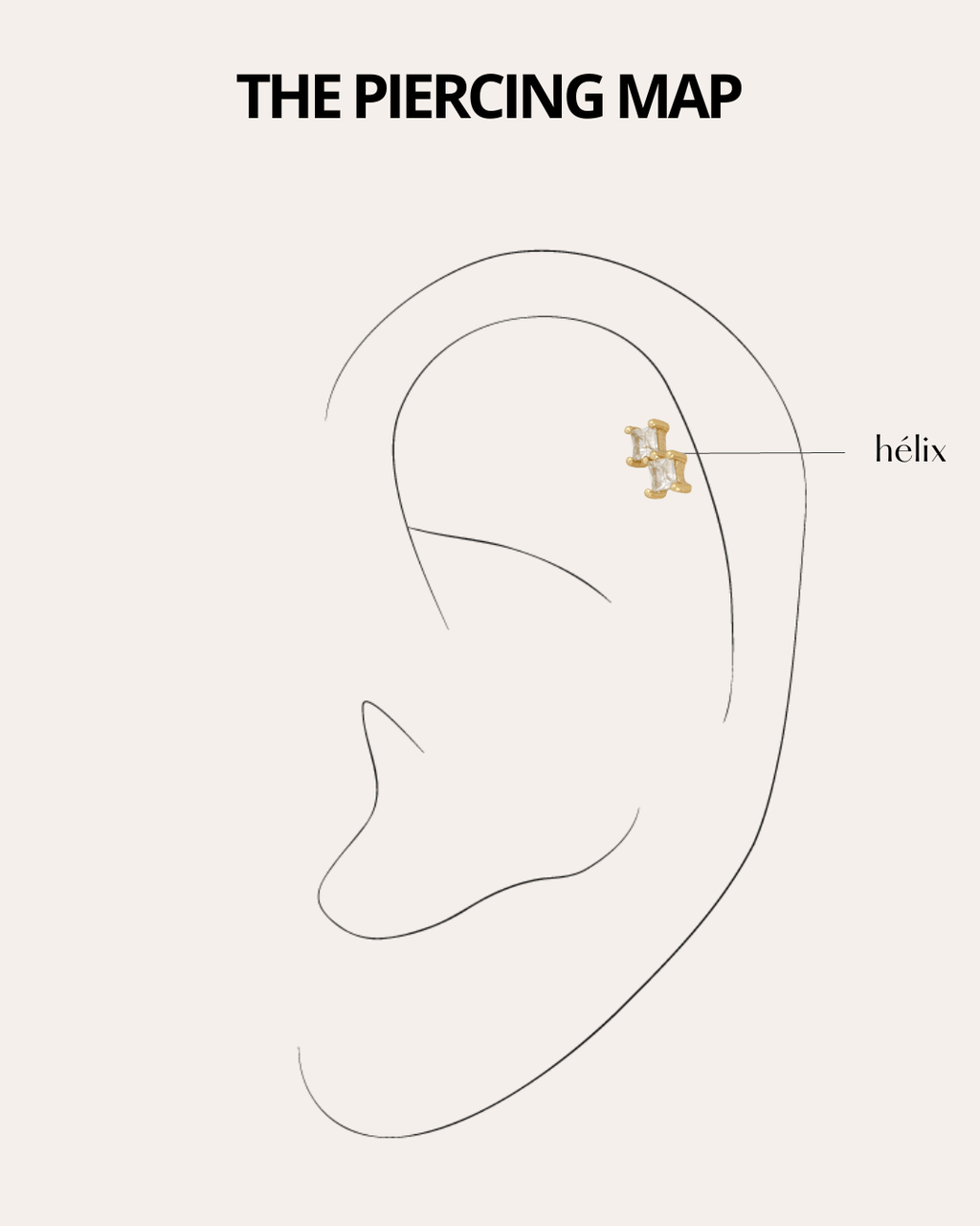 PENDIENTESheylovePiercing twins cz | heylove