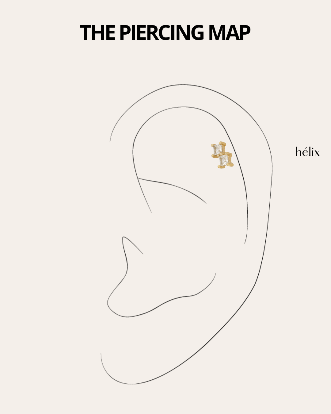 PENDIENTESheylovePiercing twins cz | heylove