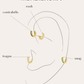 PIERCINGheylovePendientes extra mini cz hoops 8mm | heylove