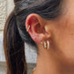 PIERCINGheylovePendiente mini thin CZ hoops | heylove