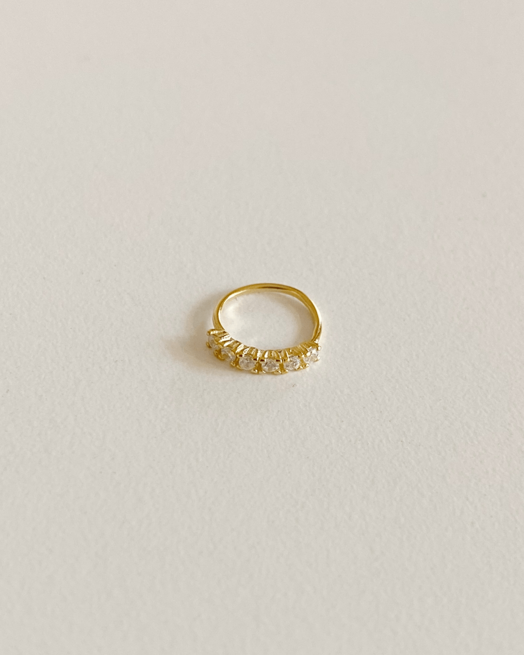 PIERCINGheylovePendiente mini thin CZ hoops | heylove