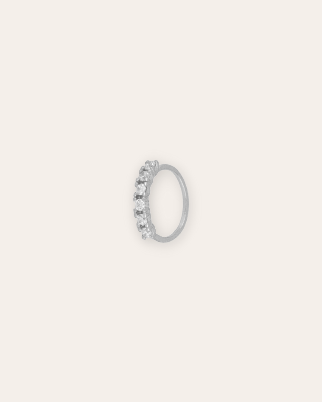 PIERCINGheylovePendiente mini thin CZ hoops | heylove