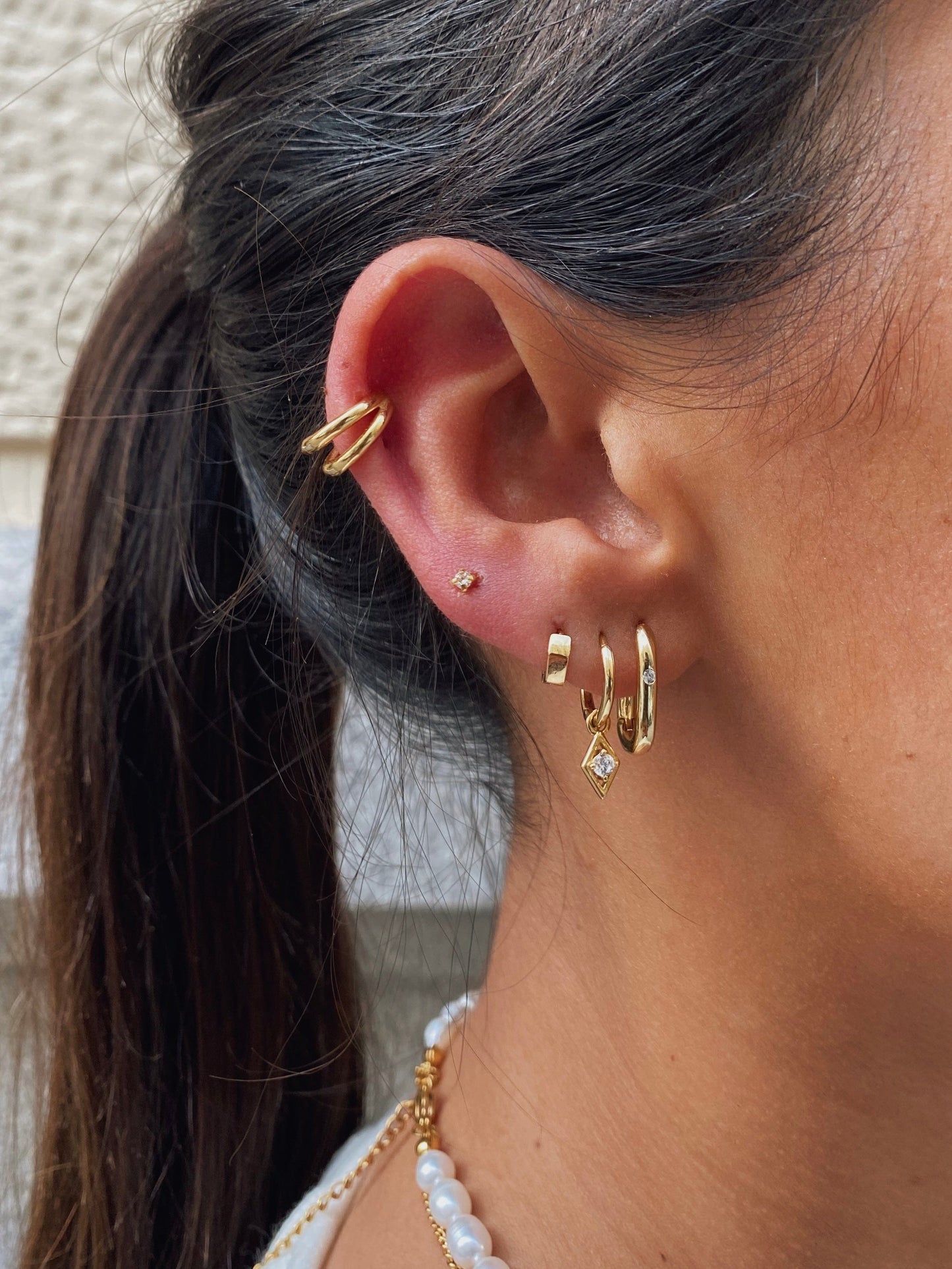 PIERCINGheylovePendientes tiny hepta hoops | heylove
