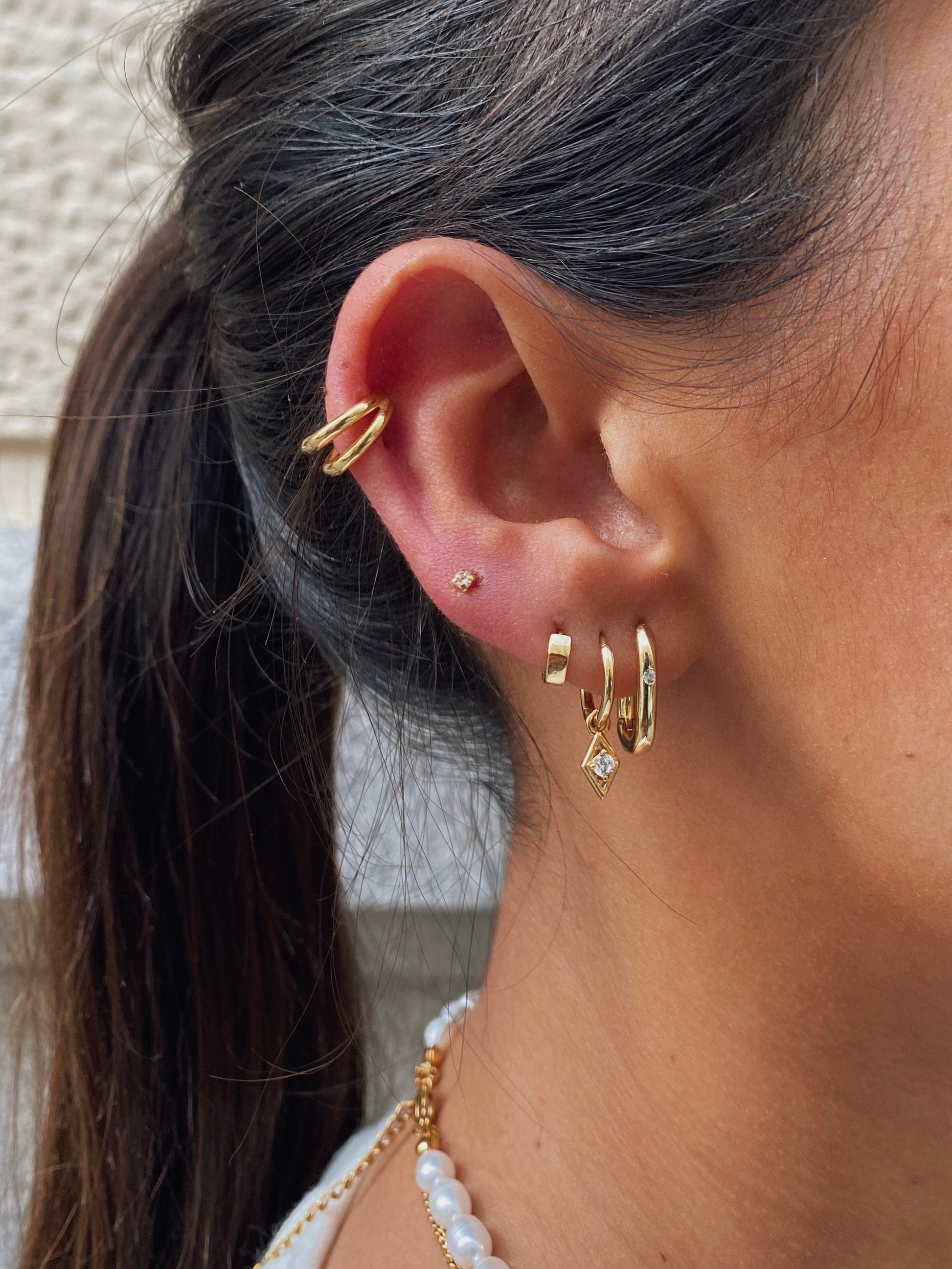 PIERCINGheylovePendientes tiny hepta hoops | heylove